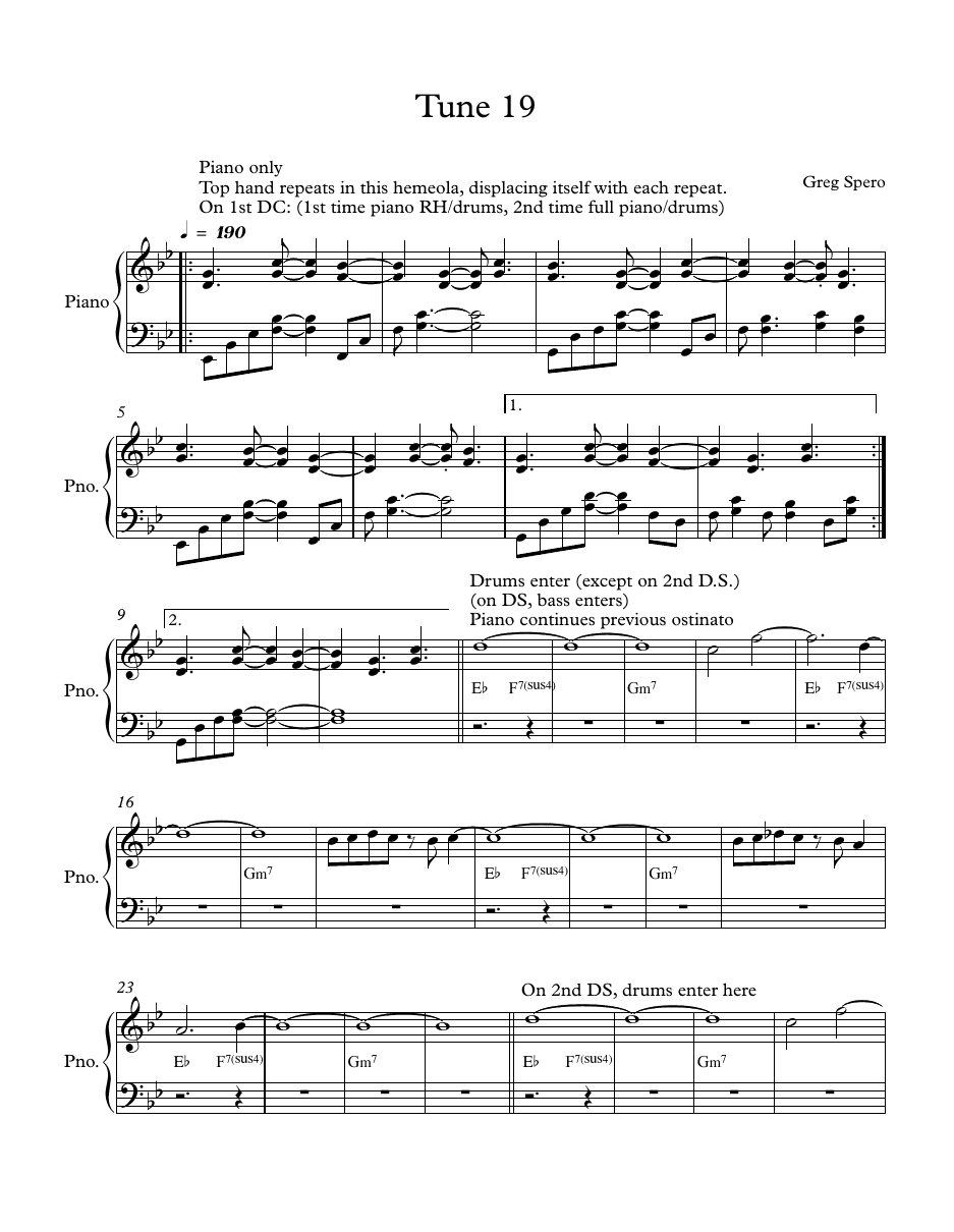 First page of the You chart