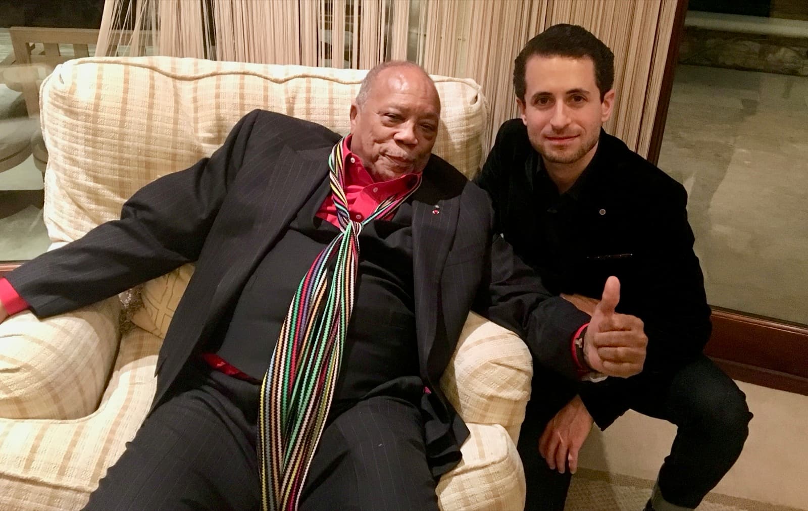 Greg Spero with Quincy Jones