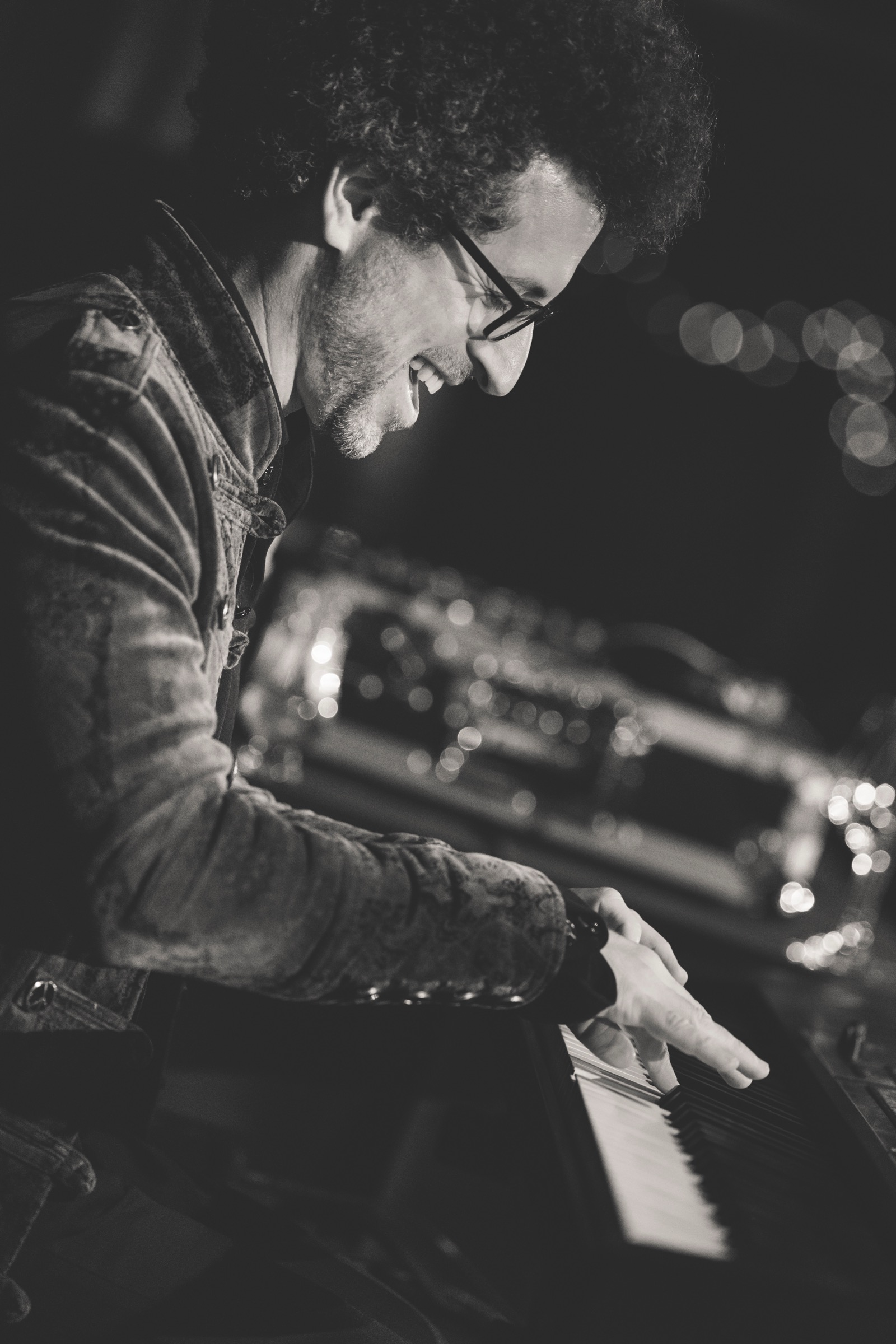 Greg Spero — piano (B&W)